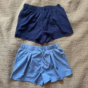 (LOT OF 2) HALARA Navy And Blue Shorts Size Medium